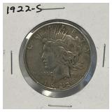 S - 1922-S PEACE SILVER DOLLAR (2)