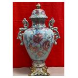 11 - VINTAGE LIDDED URN 25.5"T (F19)