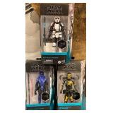 N - LOT OF 3 STAR WARS ACTION FIGURES (M41)