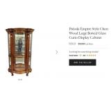 11 - LIGHTED CURIO DISPLAY CABINET