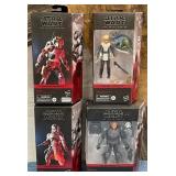N - LOT OF 4 STAR WARS ACTION FIGURES (M26)