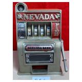 11 - SLOT MACHINE COIN BANK 11"T (F59)