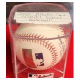 N - JOSE ALTUVE SIGNED BASEBALL IN LUCITE BOX (H25