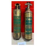 11 - LOT OF 2 ANTIQUE FIRE EXTINGUISHERS (F471)