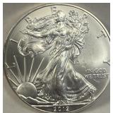S - 2012 AMERICAN EAGLE SILVER DOLLAR 1oz (B)