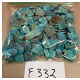 394 - BAG OF TURQUOISE BEADS (F332)