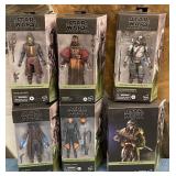 N - LOT OF 6 STAR WARS ACTION FIGURES (M31)