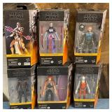 N - LOT OF 6 STAR WARS ACTION FIGURES (M30)
