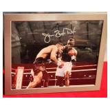 N - BUSTER DOUGLAS SIGNED PHOTO W/ MIKE TYSON