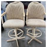 11 - LOT OF 4 SWIVEL BAR STOOLS