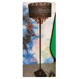 11 - BOHEMIAN STYLE FLOOR LAMP 63"T