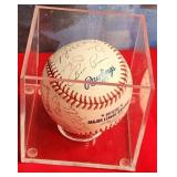 N - SIGNED BASEBALL IN LUCITE BOX (H26)