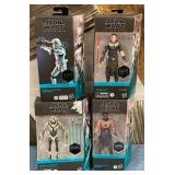 N - LOT OF 4 STAR WARS ACTION FIGURES (M34)