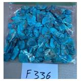 394 - BAG OF TURQUOISE BEADS (F336)