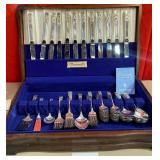 11 - COMMUNITY FLATWARE W/ STORAGE BOX (F155)