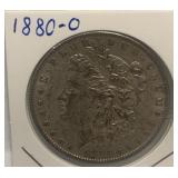 S - 1880-O MORGAN SILVER DOLLAR (J20)
