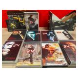 N - LOT OF TV SHOW 24 DVDS (F529)
