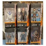 N - LOT OF 6 STAR WARS ACTION FIGURES (M29)