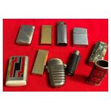 N - LOT OF COLLECTIBLE LIGHTERS (H34)