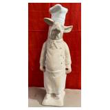 11 - PIG CHEF STATUETTE 25.5"T (F158)