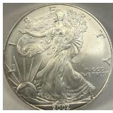S - 2002 AMERICAN EAGLE SILVER DOLLAR 1oz (C)