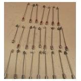 394 - LOT OF STERLING SILVER STICK PINS (F426)