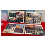 N - LOT OF 4 COIN/STAMP COLLECTOR SETS (H109)