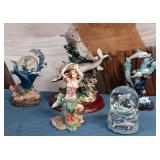 11 - LOT OF MERMAID & MARINE LIFE FIGURINES (P12)