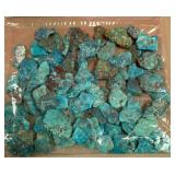 394 - BAG OF TURQUOISE STONES (F230)