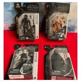 N - LOT OF 4 STAR WARS ACTION FIGURES (H38)