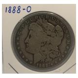 S - 1888-O MORGAN SILVER DOLLAR (J18)