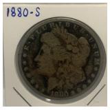 S - 1880-S MORGAN SILVER DOLLAR (J2)