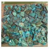 394 - BAG OF TURQUOISE BEADS (F348)
