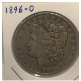 S - 1896-O MORGAN SILVER DOLLAR (J11)