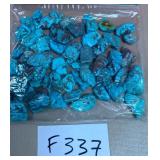 394 - BAG OF TURQUOISE BEADS (F337)