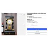 11 - EMPIRE STYLE ANTIQE MANTLE CLOCK (F176)