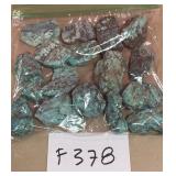 394 - BAG OF TURQUOISE STONES (F378)