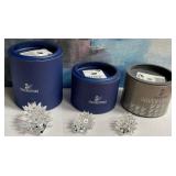 N - LOT OF 3 SWAROVSKI CRYSTAL FIGURINES (H86)