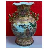 11 - JAPANESE ROYAL SATSUMA VASE 14"T (F18)