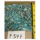 394 - BAG OF TURQUOISE CHIP BEADS (F347)