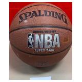 N - SIGNED SPALDING NBA BASKETBALL (F516)
