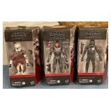N - LOT OF 3 STAR WARS ACTION FIGURES (M22)