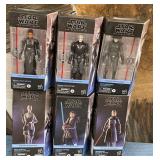 N - LOT OF 6 STAR WARS ACTION FIGURES (M33)