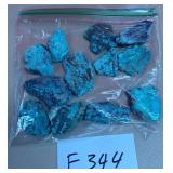 394 - BAG OF TURQUOISE BEADS (F344)