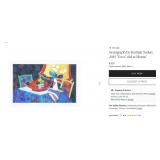 11 - ITZCHAK TARKAY TOO COLD AT HOME FRAMED ART