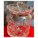 N - WATERFORD CRYSTAL BISCUIT JAR (H128)