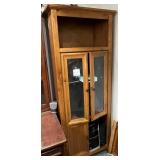 L - CABINET / BOOKCASE (AS IS) W/ CONTENTS