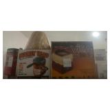 L - WET/DRY VAC, CAMPING TOILET, COFFEE FILTERS