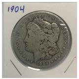S - 1904 MORGAN SILVER DOLLAR (Z16)