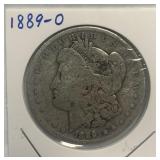 S - 1889-O MORGAN SILVER DOLLAR (Z24)